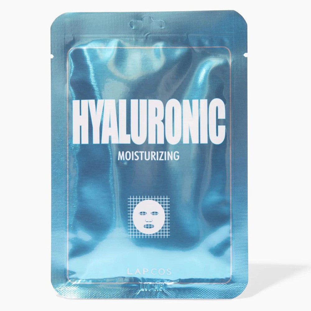 Lapcos Derma Moisturizing Face Maks Sheet with Hyaluronic Acid 1Ea